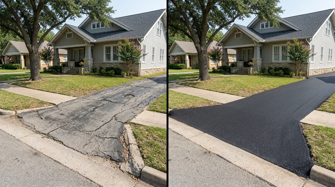 Result asphalt paving in Dallas - Dallas Asphalt Paving