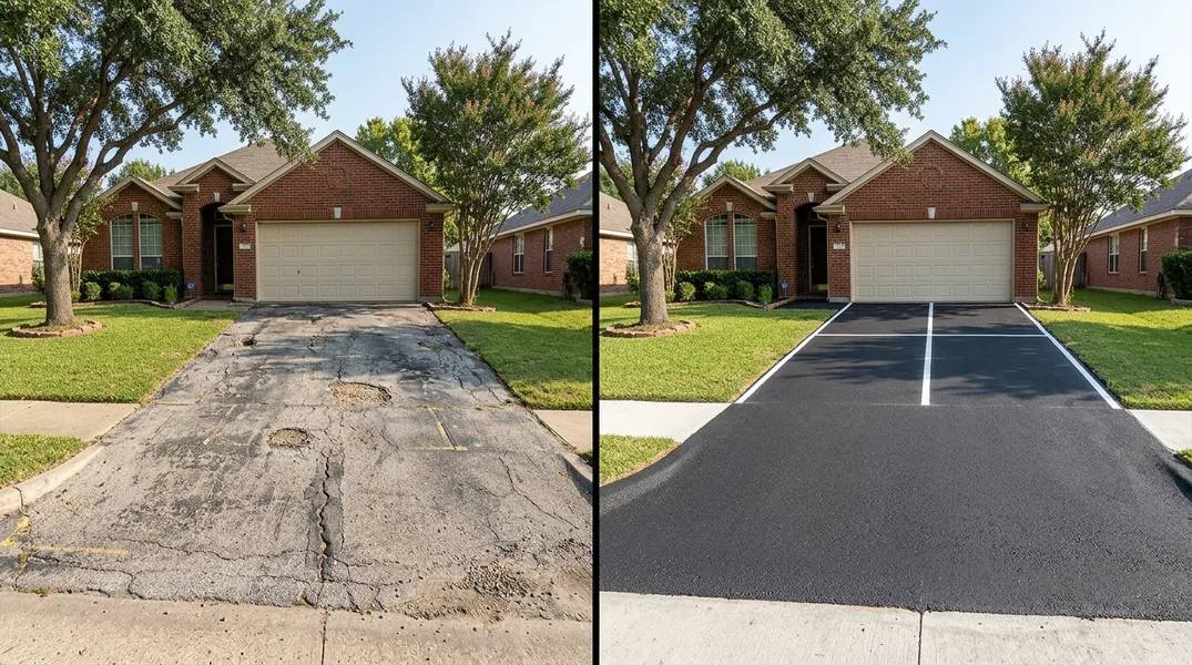 Result asphalt paving in Dallas - Dallas Asphalt Paving
