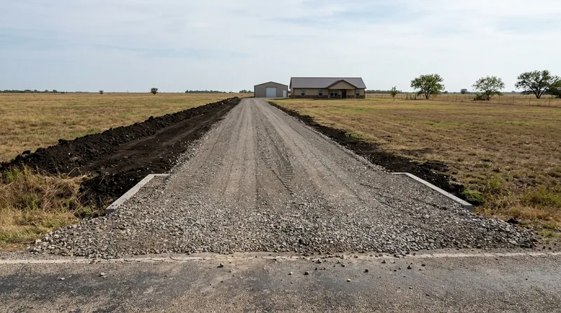 Gravel Driveway Installation & Grading Dallas